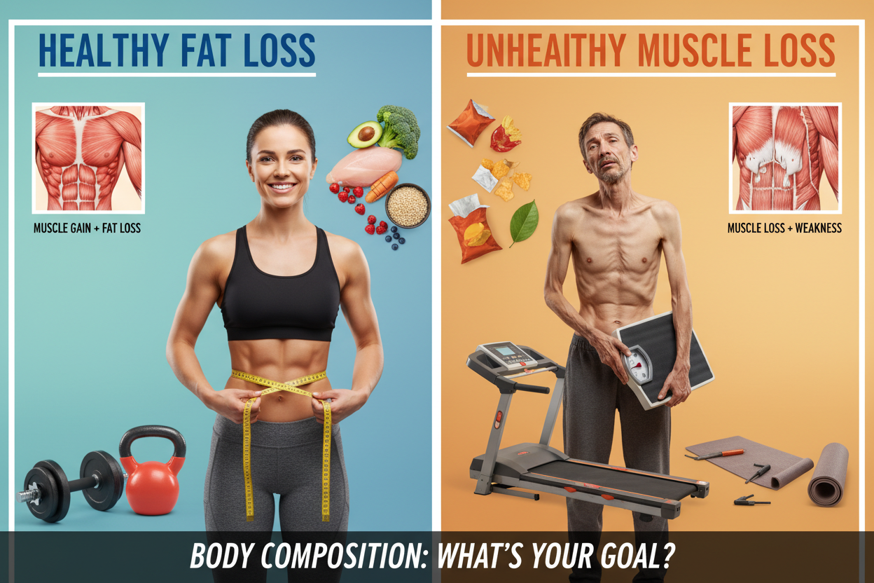 How to Tell the Difference Between Fat Loss & Muscle Loss